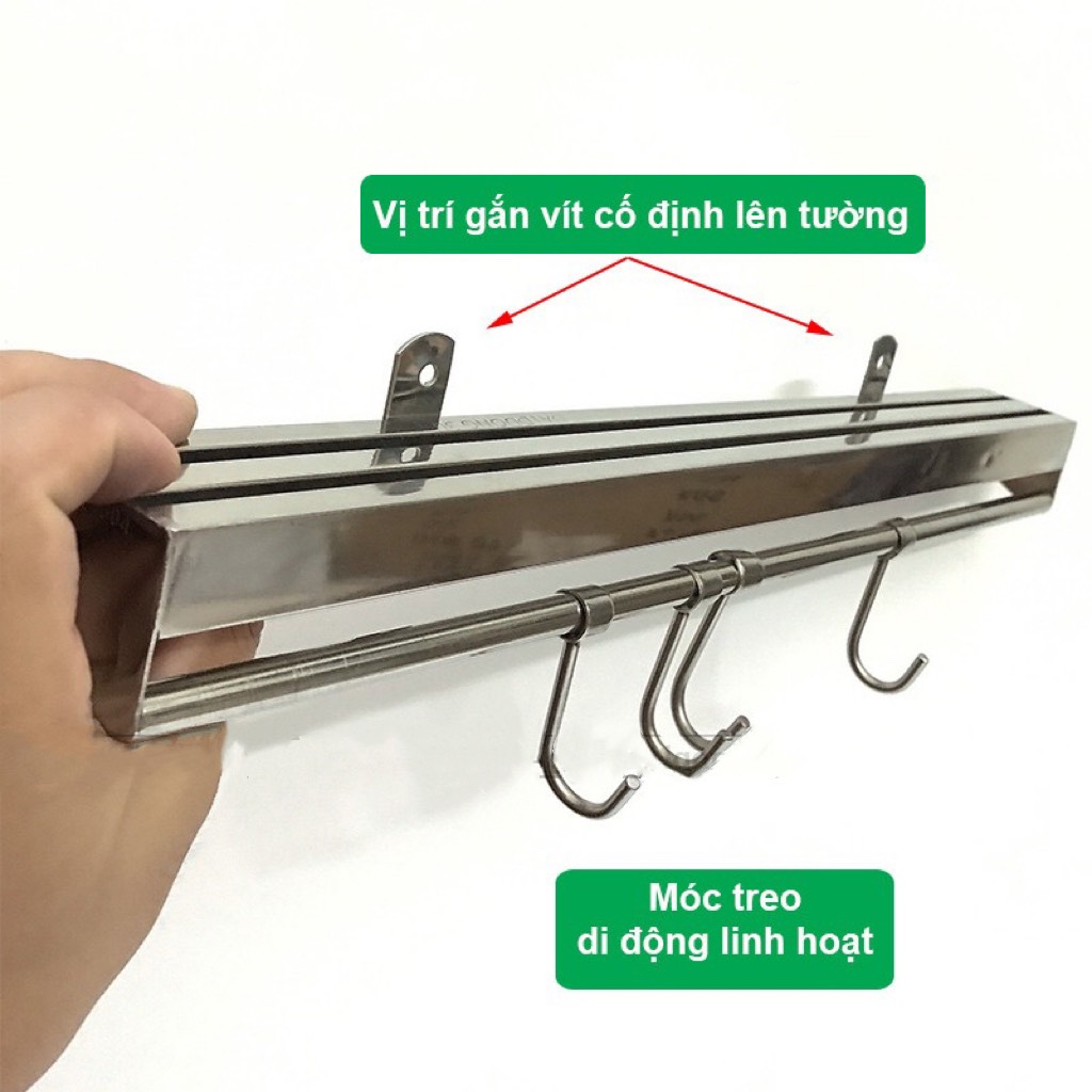 Máng Cài Dao Inox Cho Góc Bếp Sạch Sẽ Và Tiện Lợi