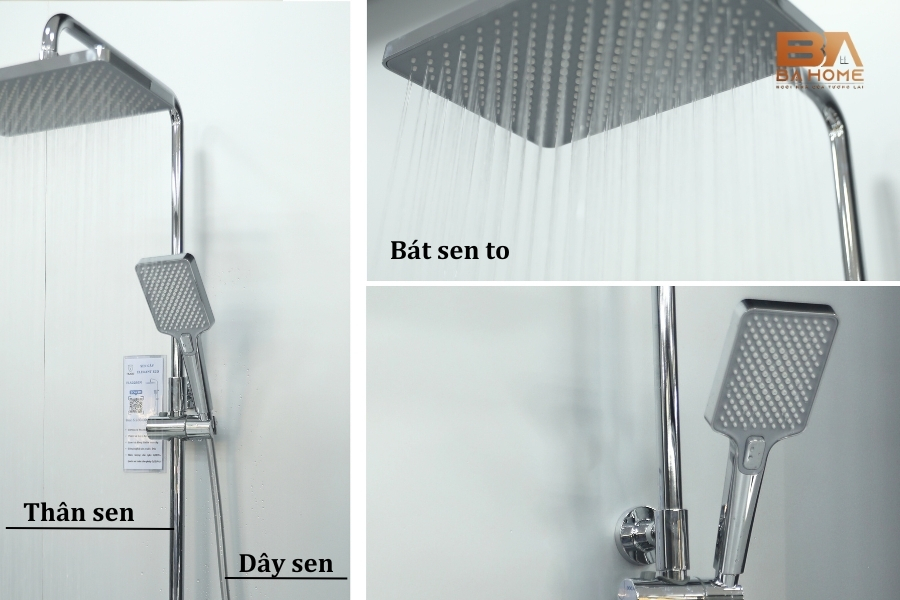 Những Thông Tin Cần Biết Về Phụ Kiện Cây Sen Tắm Đứng