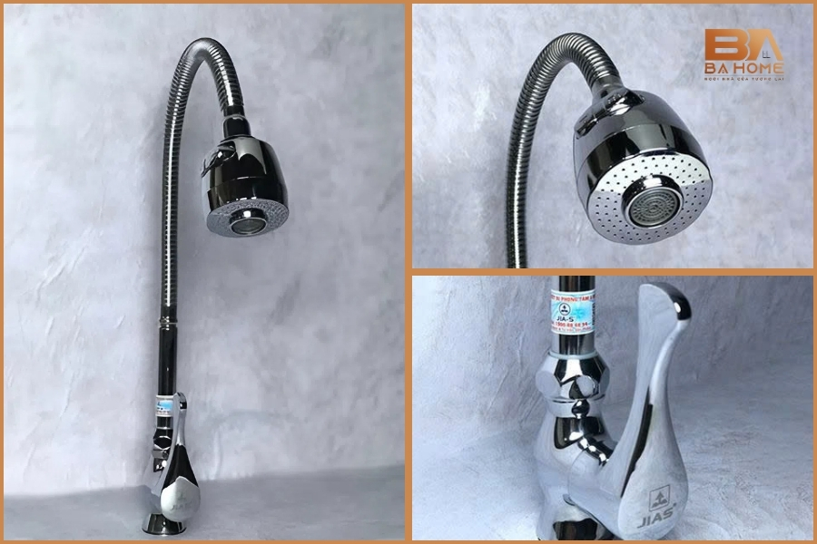 Ưu Điểm Vượt Trội Của Vòi Bếp Đơn Gắn Chậu Cần Mềm