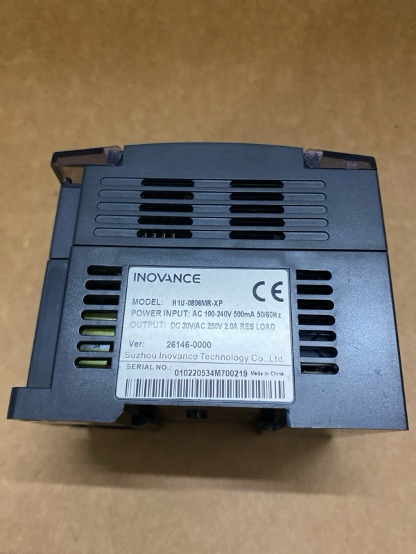 Hình thực tế PLC H1U-0806MR-XP Inovance - ảnh mặt trước