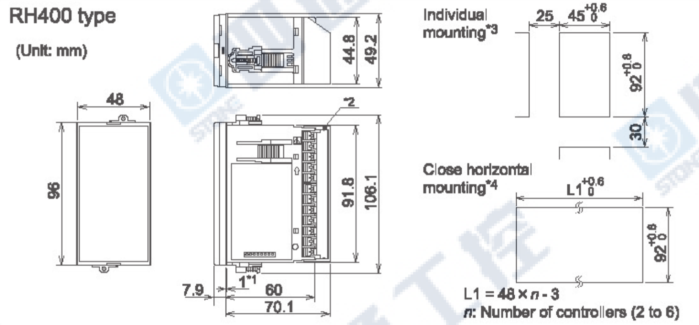 Kích thước RKC RH400