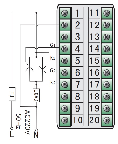 Sơ đồ đấu nối ZKE-3A