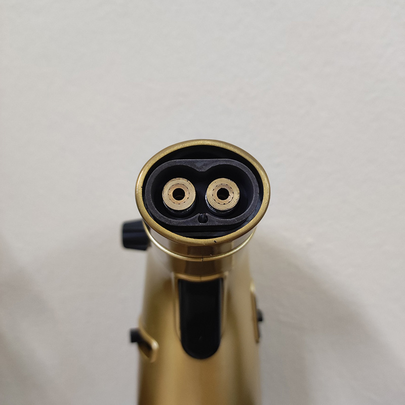 Hộp Quẹt Bật Lửa Gas Khò 2 Tia Cực Mạnh Honiban Size Đại Để Bàn Có Nút Tăng Giảm Lửa Dễ Dàng