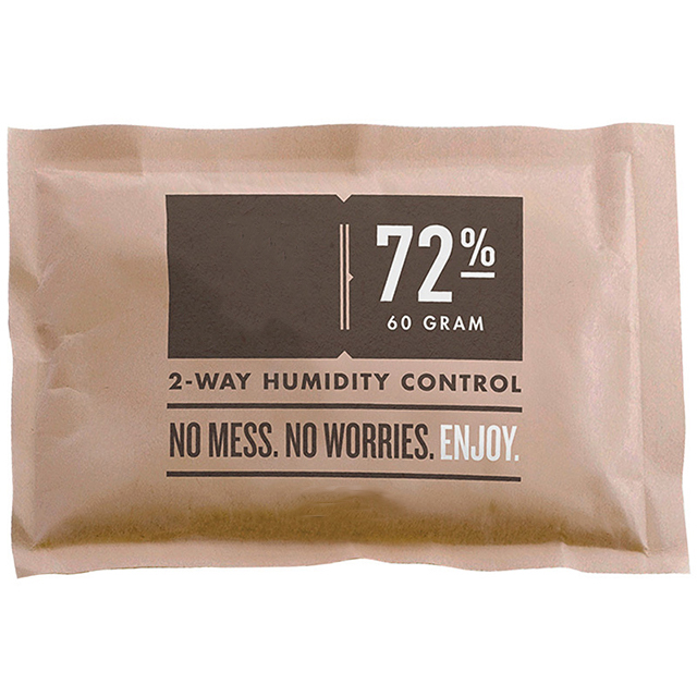 Túi Dung Dịch Giữ Ẩm Xì Gà 72% 60 Gram Điều Khiển Độ Ẩm 2 Chiều Cực Tốt