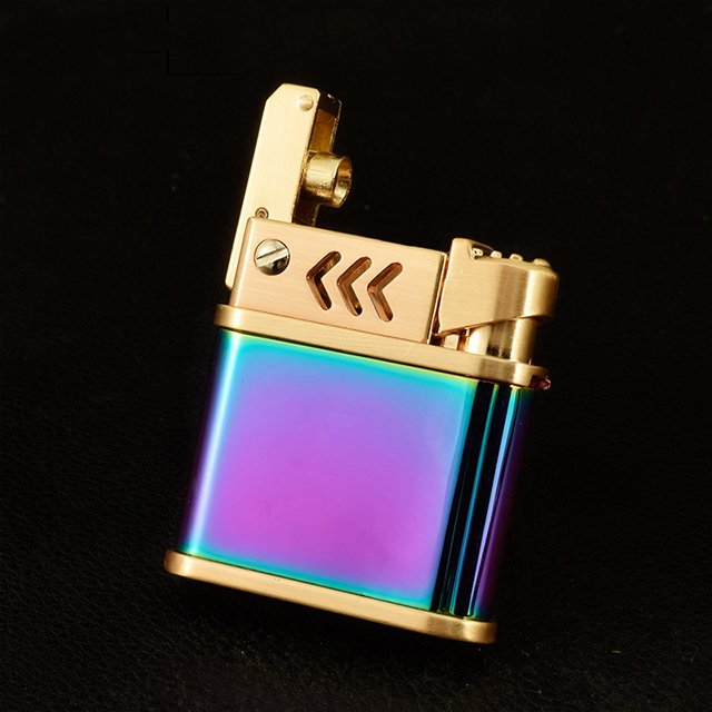 Bật Lửa Xăng Đá Chief CF-219 Thiết Kế Cổ Điển Sang Trọng - Giao Màu Ngẫu Nhiên