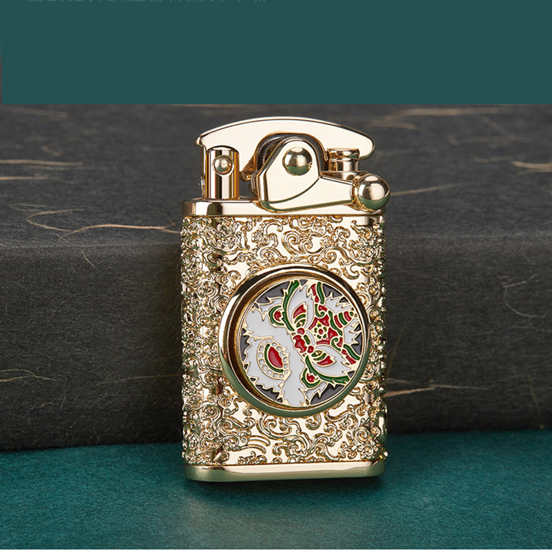 Hột Quẹt Bật Lửa Xăng Đá Zorro Z592-618 Vòng Xoay Routle Độc Đáo