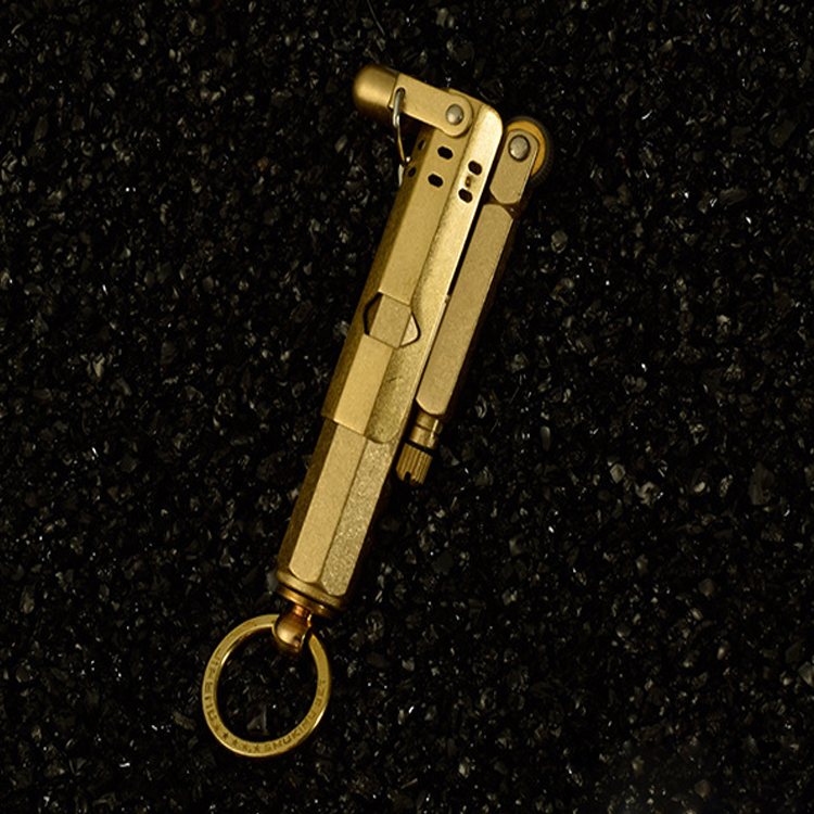 Bật lửa xăng đá kiêm móc khóa Jifeng JF- 027 Mang Đậm Phong Cách (Màu Ngẫu Nhiên)