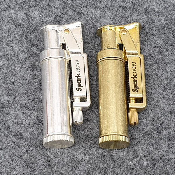 Hột Quẹt Bật Lửa Cối Xăng Đá Spark SP01, Thiết Kế Kiểu Cổ Điển Đẹp Độc Lạ - Dùng Xăng Bấc Đá Cao Cấp
