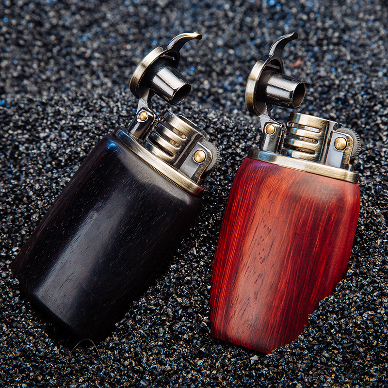 Hột Qụet Bật Lửa Zorro Z520-301 Vỏ Ốp Gỗ Thiết Kế Mới Đẹp Độc Lạ - Dùng Xăng Bấc Đá Cao Cấp