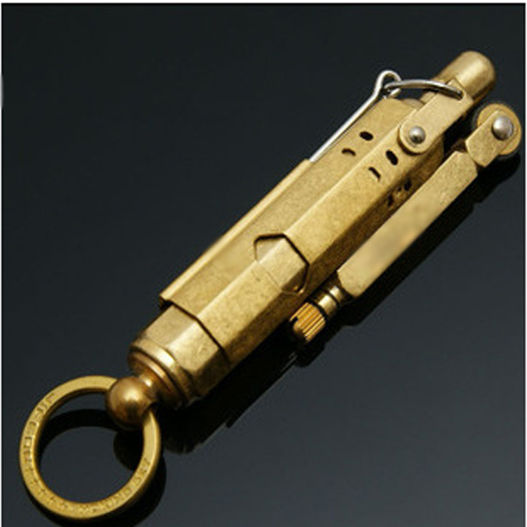 Bật lửa xăng đá kiêm móc khóa Jifeng JF- 027 Mang Đậm Phong Cách (Màu Ngẫu Nhiên)