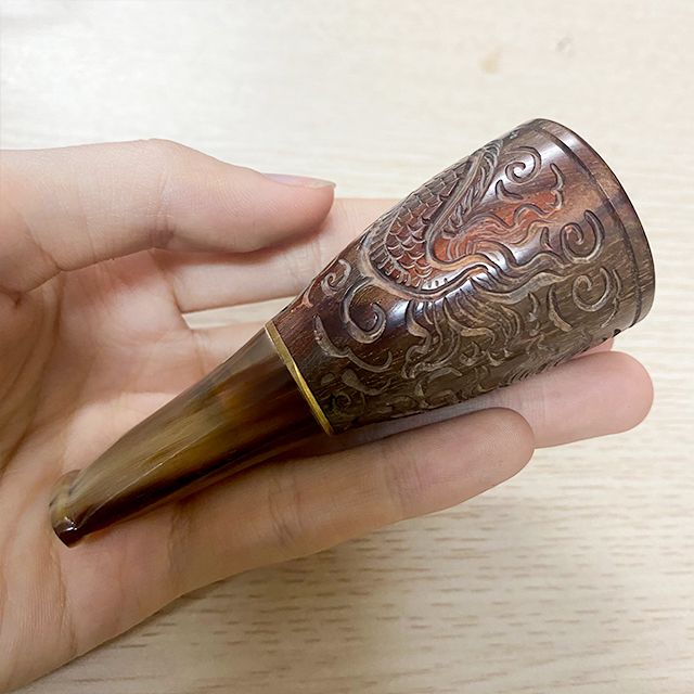 Tẩu Bắt Tóp Xì Gà 30 Free Size Dùng Cho Các Cỡ Cigar Thiết Kế Sang Trọng Khắc Hoa Văn Cao Cấp