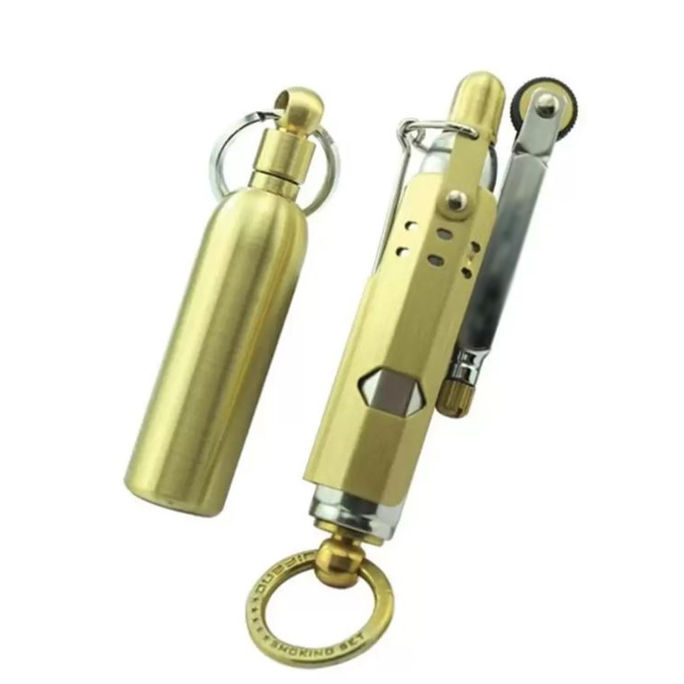 Bật lửa xăng đá kiêm móc khóa Jifeng JF- 027 Mang Đậm Phong Cách (Màu Ngẫu Nhiên)