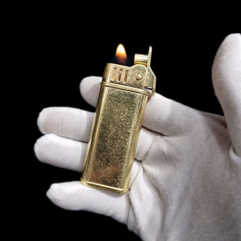 Hột Qụet Bật Lửa Xăng Đá Đánh Lửa Tự Động YuBang YB-JF Thiết Kế Mới Đẹp Độc Lạ - Dùng Xăng Bấc Đá Cao Cấp