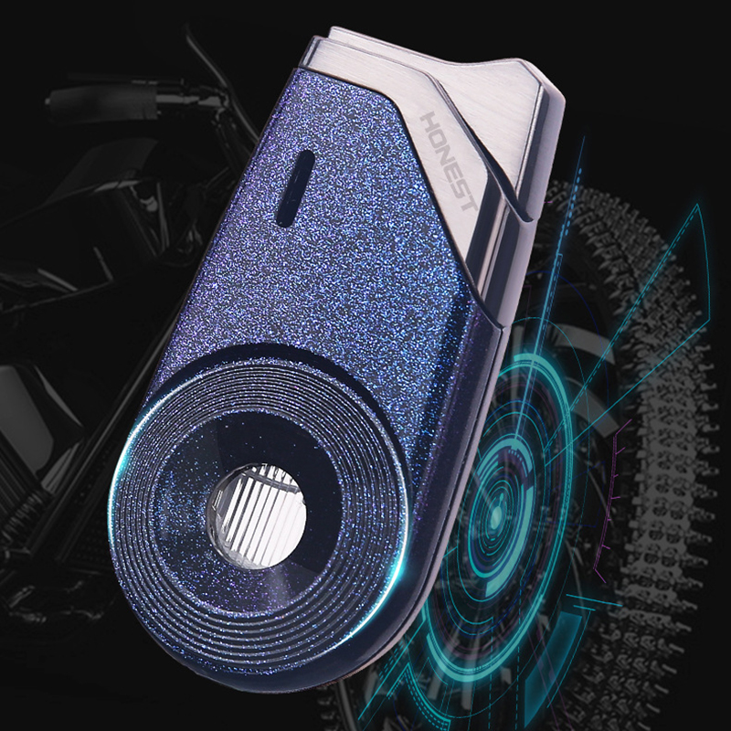 Hộp Quẹt Bật Lửa Gas Honest BCZ-797 Khò 1 Tia Kiêm Con Quay Spinner - Nhiều Màu