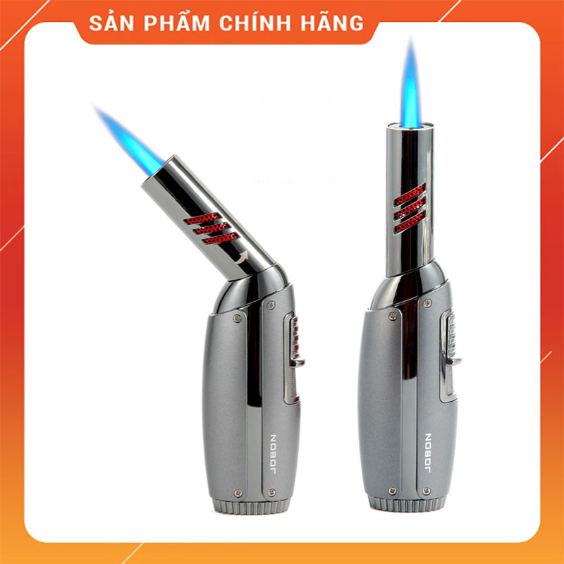 Hộp Quẹt Bật Lửa Gas Jobon ZB-597 Khò Mỏ Vịt 1 Tia Xoay 45 Độ Tiện Lợi - Nhiều Màu