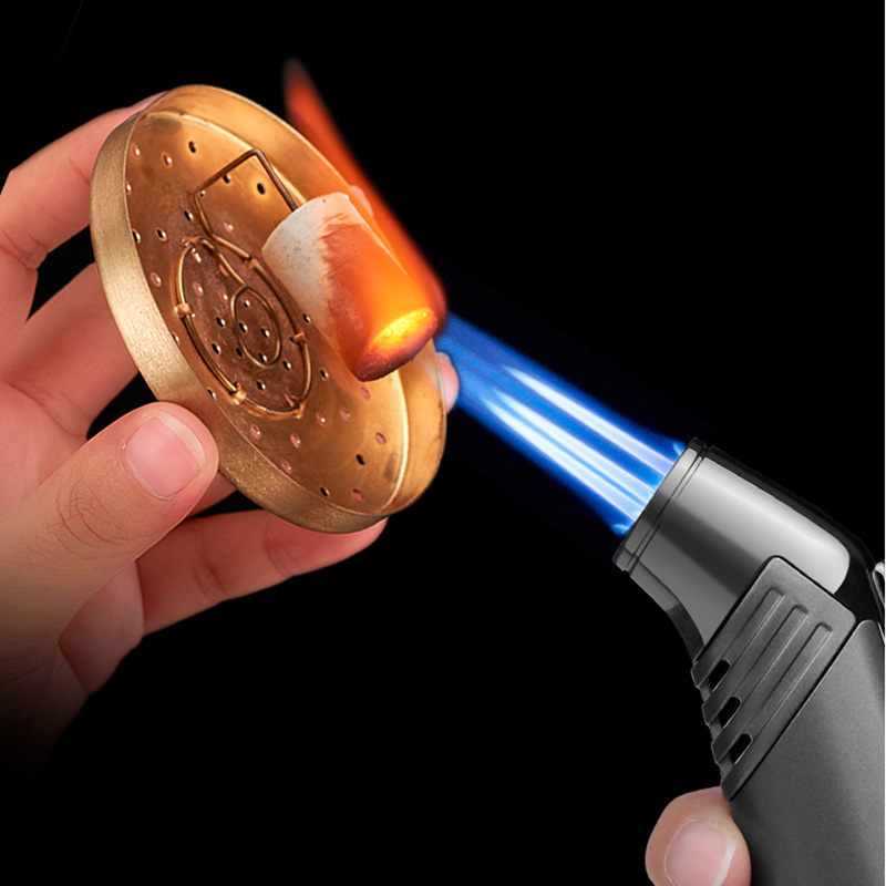 Hột Quẹt Bật Lửa Gas Jobon ZB-202 Khò Mỏ Vịt 3 Tia Kiểu Dáng Sang Trọng - Màu Ngẫu Nhiên