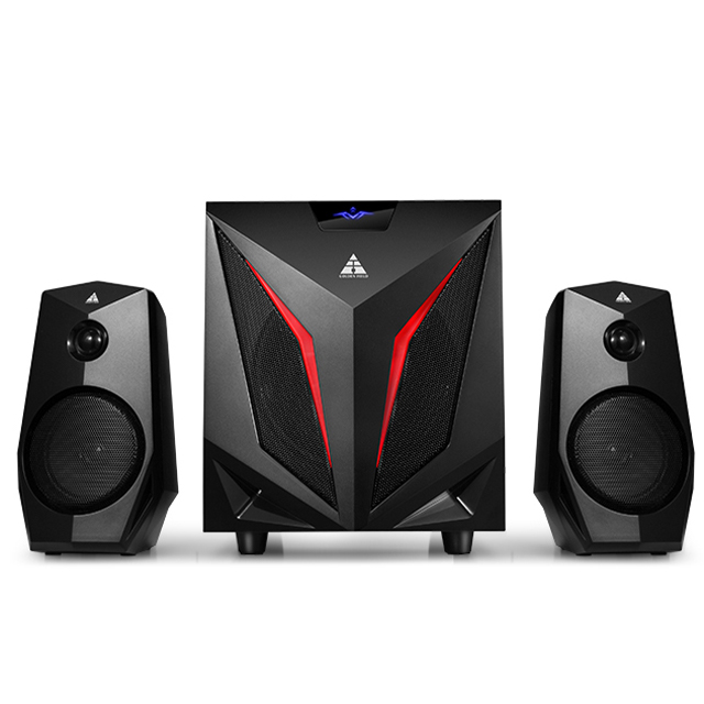 Bộ 3 Loa Bluetooth Để Bàn Golden Field K2 Công Suất Lớn Thiết Kế Hiện Đại Có Đèn Led Trẻ Trung Năng Động Âm Thanh Chân Thực Siêu Trầm Màu Đen