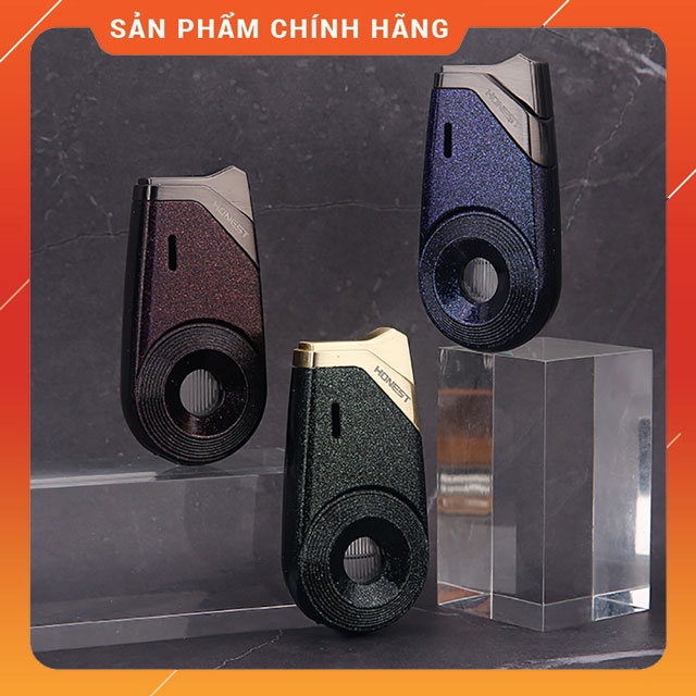 Hộp Quẹt Bật Lửa Gas Honest BCZ-797 Khò 1 Tia Kiêm Con Quay Spinner - Nhiều Màu