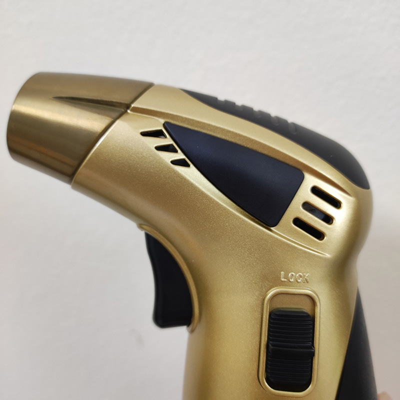 Hộp Quẹt Bật Lửa Gas Khò 2 Tia Cực Mạnh Honiban Size Đại Để Bàn Có Nút Tăng Giảm Lửa Dễ Dàng