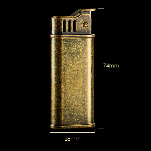 Hột Qụet Bật Lửa Xăng Đá Đánh Lửa Tự Động YuBang YB-JF Thiết Kế Mới Đẹp Độc Lạ - Dùng Xăng Bấc Đá Cao Cấp