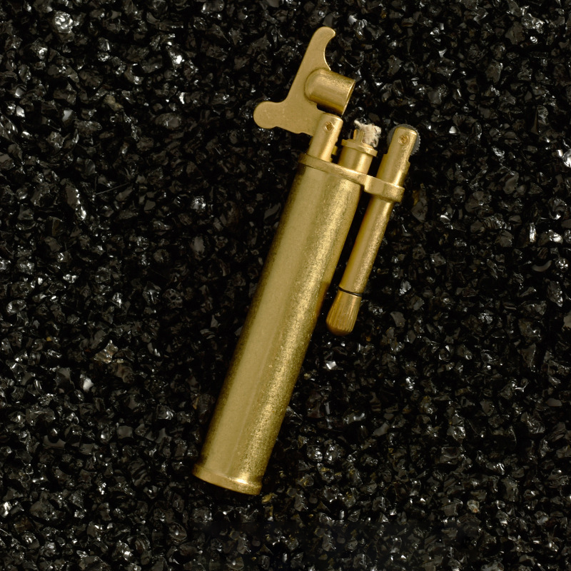 Bật Lửa Xăng Đá Jifeng JF-008 Màu Vàng Sang Trọng