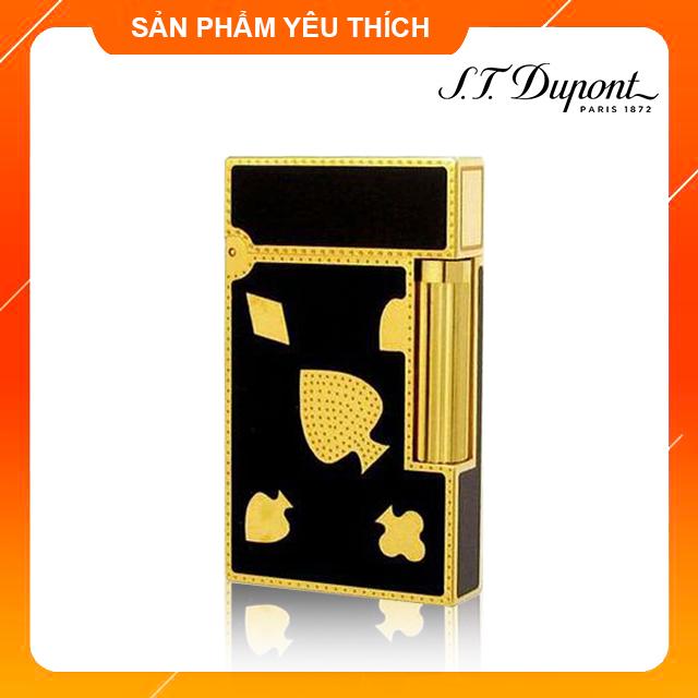 Hộp Quẹt Bật Lửa Dupont D54V Họa Tiết Hình Át Bích Độc Đáo Mới Lạ - Dùng Ga Đá Cao Cấp