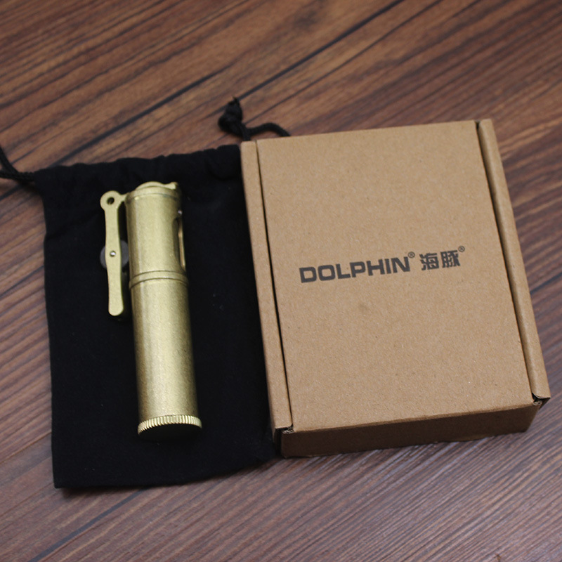Hộp Quẹt Bật Lửa Xăng Đá Dolphin HY-686 Nắp Khít Giữ Xăng Cực Tốt