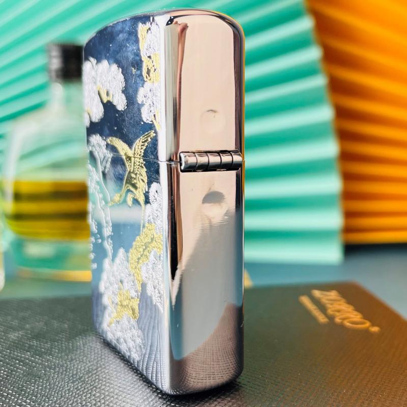 Hột Quẹt Bật Lửa Xăng Đá Zorro Z92121A Khắc Họa Tiết 2 Mặt Sống Động Cực Đẹp