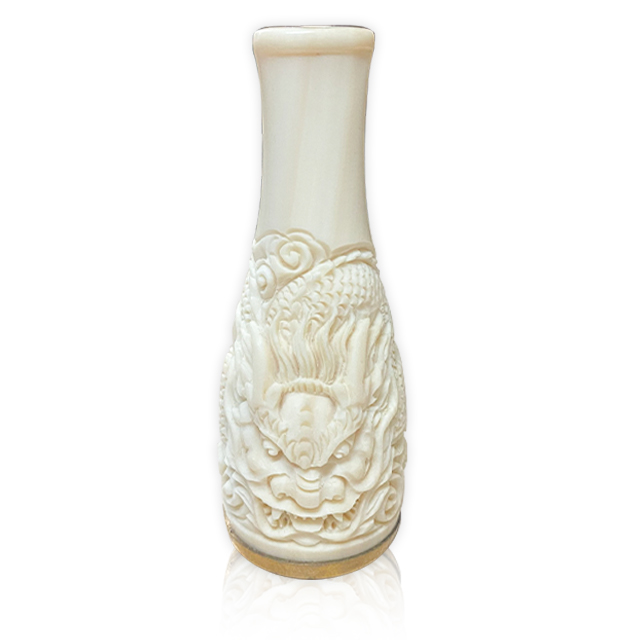 Tẩu Bắt Tóp Xì Gà 18 Free size dùng cho các cỡ Khắc Họa Tiết Hình Rồng Sang Trọng Cao Cấp