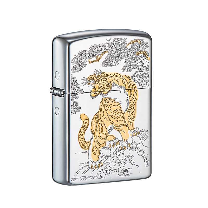 Hột Quẹt Bật Lửa Xăng Đá Zorro Z92121A Khắc Họa Tiết 2 Mặt Sống Động Cực Đẹp