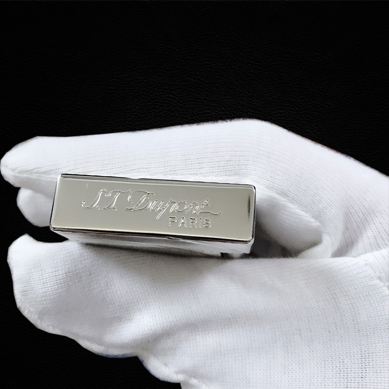 Bật Lửa Ga Đá Dupont D-117T Họa Tiết Đục Lỗ Xoáy Tròn Cao Cấp