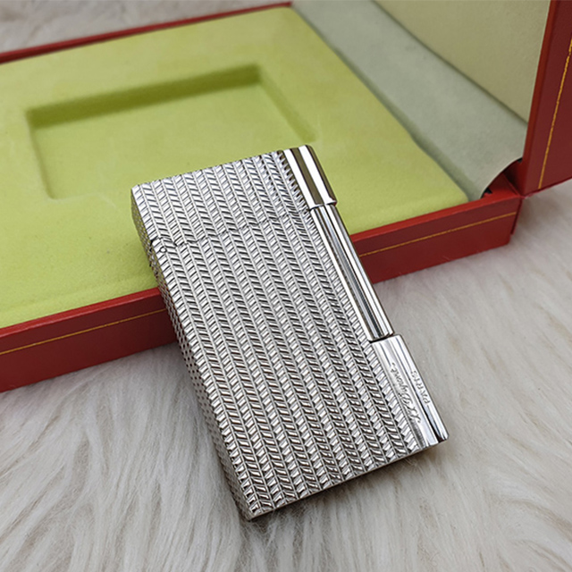 Hộp Quẹt Bật Lửa Dupont D171T Họa Tiết Hình Mũi Tên Độc Đáo Mới Lạ - Dùng Ga Đá Cao Cấp