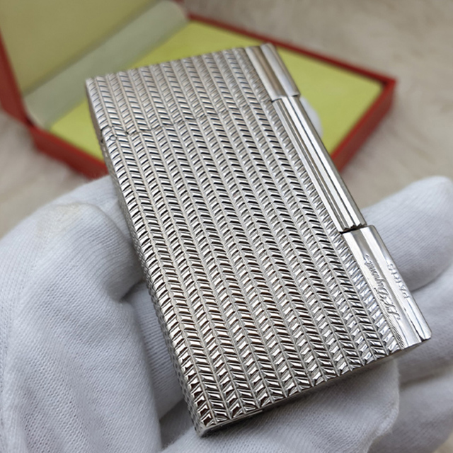 Hộp Quẹt Bật Lửa Dupont D171T Họa Tiết Hình Mũi Tên Độc Đáo Mới Lạ - Dùng Ga Đá Cao Cấp