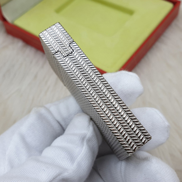 Hộp Quẹt Bật Lửa Dupont D171T Họa Tiết Hình Mũi Tên Độc Đáo Mới Lạ - Dùng Ga Đá Cao Cấp