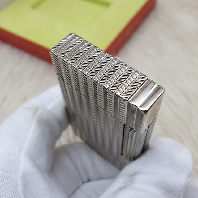 Hộp Quẹt Bật Lửa Dupont D171T Họa Tiết Hình Mũi Tên Độc Đáo Mới Lạ - Dùng Ga Đá Cao Cấp