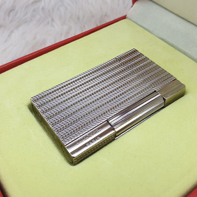 Hộp Quẹt Bật Lửa Dupont D171T Họa Tiết Hình Mũi Tên Độc Đáo Mới Lạ - Dùng Ga Đá Cao Cấp