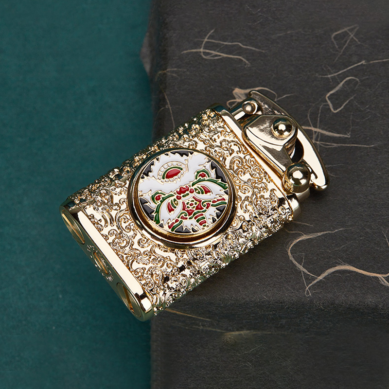 Hột Quẹt Bật Lửa Xăng Đá Zorro Z592-618 Vòng Xoay Routle Độc Đáo