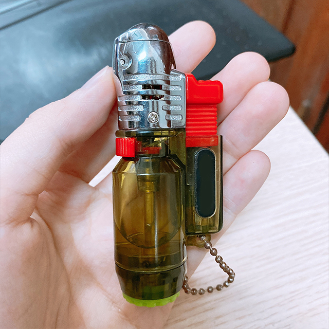 Bật Lửa Khò Gas 1 Tia Kiêm Móc Khóa Hongbo Nhỏ Gọn Đẹp Độc Lạ - Dùng Gas Cao Cấp ( giao màu ngẫu nhiên )