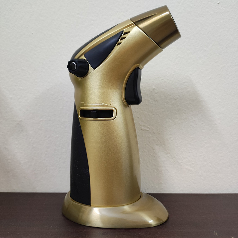 Hộp Quẹt Bật Lửa Gas Khò 2 Tia Cực Mạnh Honiban Size Đại Để Bàn Có Nút Tăng Giảm Lửa Dễ Dàng