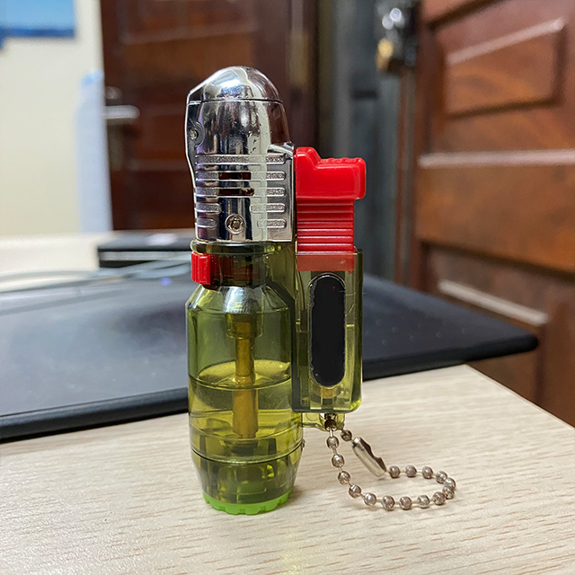Bật Lửa Khò Gas 1 Tia Kiêm Móc Khóa Hongbo Nhỏ Gọn Đẹp Độc Lạ - Dùng Gas Cao Cấp ( giao màu ngẫu nhiên )