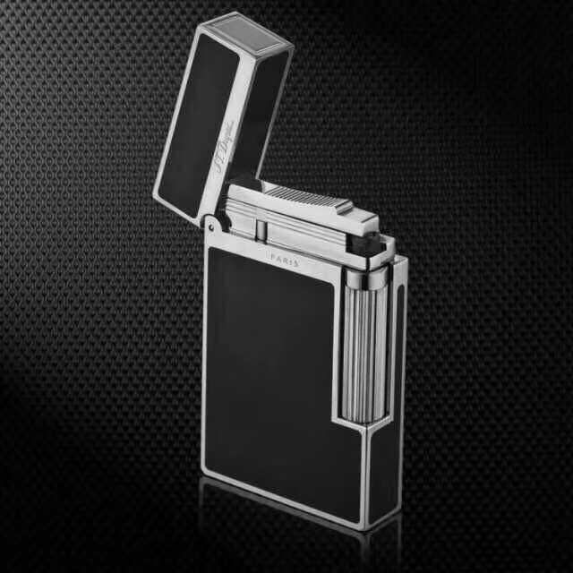 Hộp Quẹt Bật Lửa Dupont Gas Đá D02T Họa Tiết Sơn Mài Đẹp Độc Lạ - Dùng Gas Đá Cao Cấp
