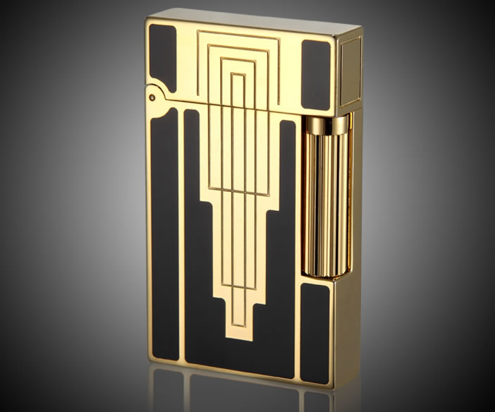 Hột Quẹt Bật Lửa Dupont D79DV Tháp Ngược Dòng 2 Lỗ Tiếng Kêu Hay Cầm Chắc Tay - Dùng Gas Đá Cao Cấp