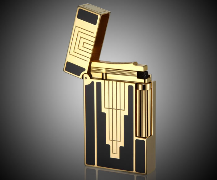 Hột Quẹt Bật Lửa Dupont D79DV Tháp Ngược Dòng 2 Lỗ Tiếng Kêu Hay Cầm Chắc Tay - Dùng Gas Đá Cao Cấp