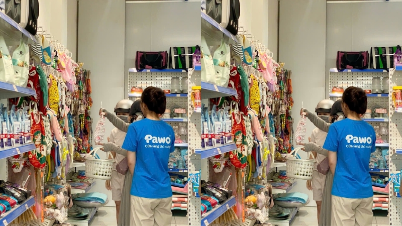 Pawo Pet Shop cung cấp đa dạng thực phẩm và phụ kiện cho thú cưng của bạn