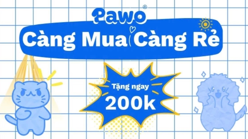 Pawo Pet Shop là một hệ sinh thái chăm sóc thú cưng toàn diện