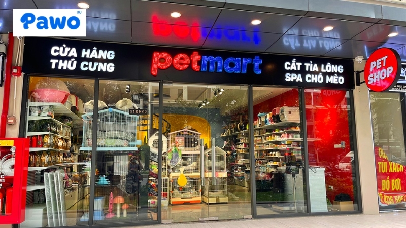 Pet Mart là hệ thống siêu thị thú cưng lớn và có lịch sử hoạt động lâu năm