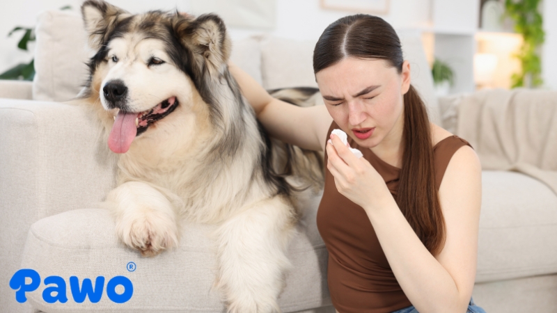 Hôi miệng ở chó mèo là do sự tích tụ của mảng bám trong khoang miệng