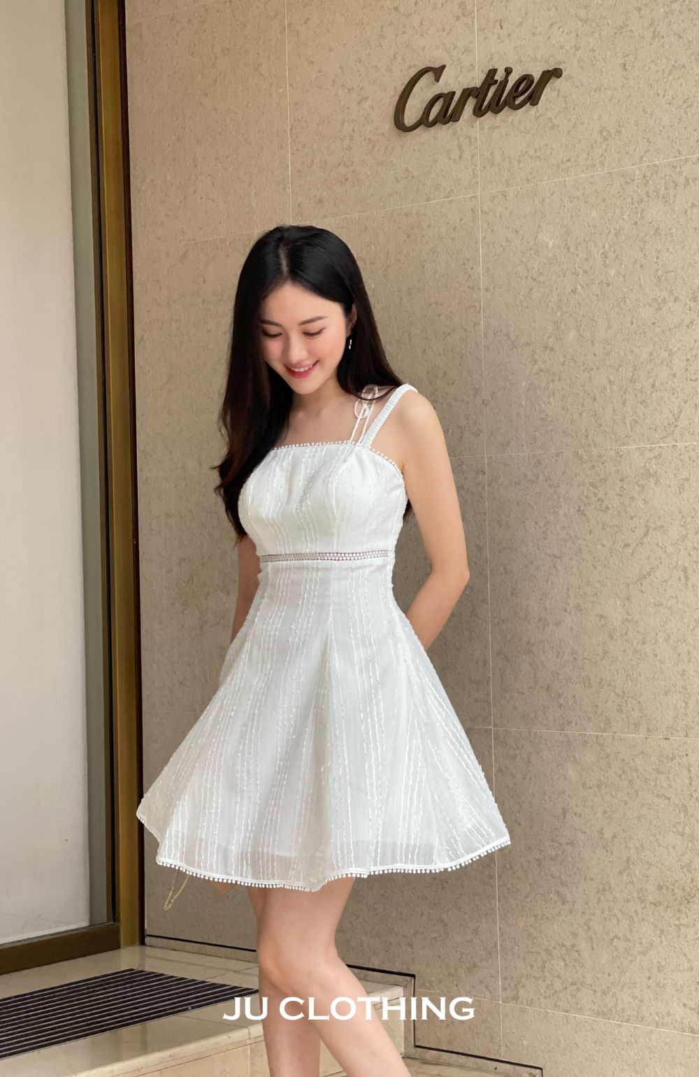 melanin white dress