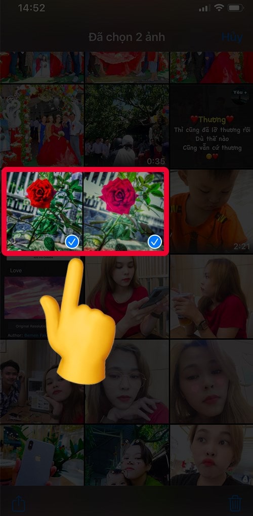 Chuyển dữ liệu AirDrop