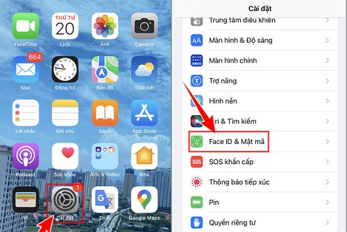 Đặt mật khẩu điện thoại